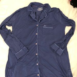 Victoria’s Secret Long Button-Down Sleepshirt
